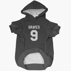 San Jose Sharks Adam Graves Black White Pet Hoodie for Dog & Cat