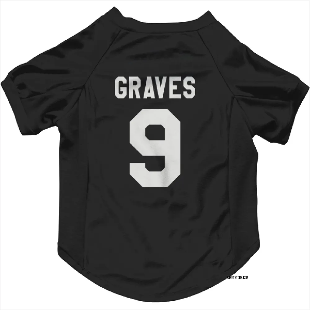 San Jose Sharks Adam Graves Black White Pet Jersey for Dog & Cat