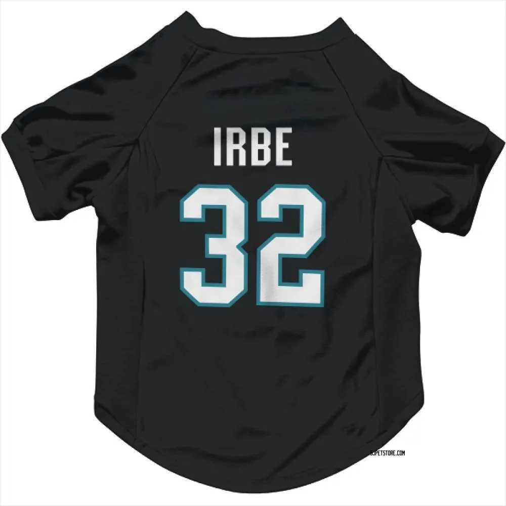 San Jose Sharks Arturs Irbe Black Pet Jersey for Dog & Cat