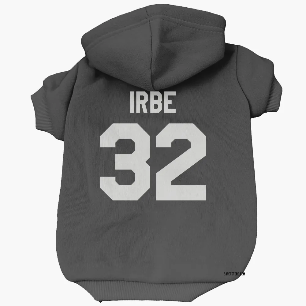 San Jose Sharks Arturs Irbe Black White Pet Hoodie for Dog & Cat