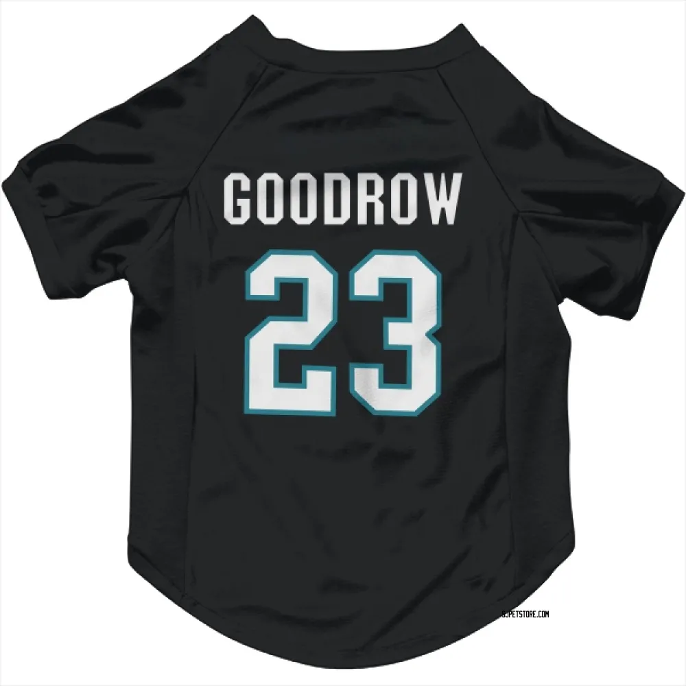 San Jose Sharks Barclay Goodrow Black Pet Jersey for Dog & Cat