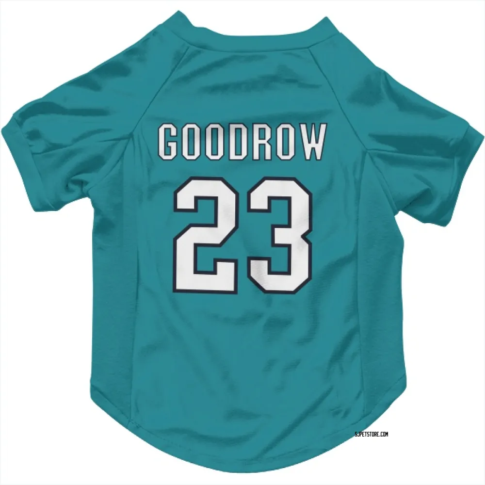 San Jose Sharks Barclay Goodrow Teal Pet Jersey for Dog & Cat