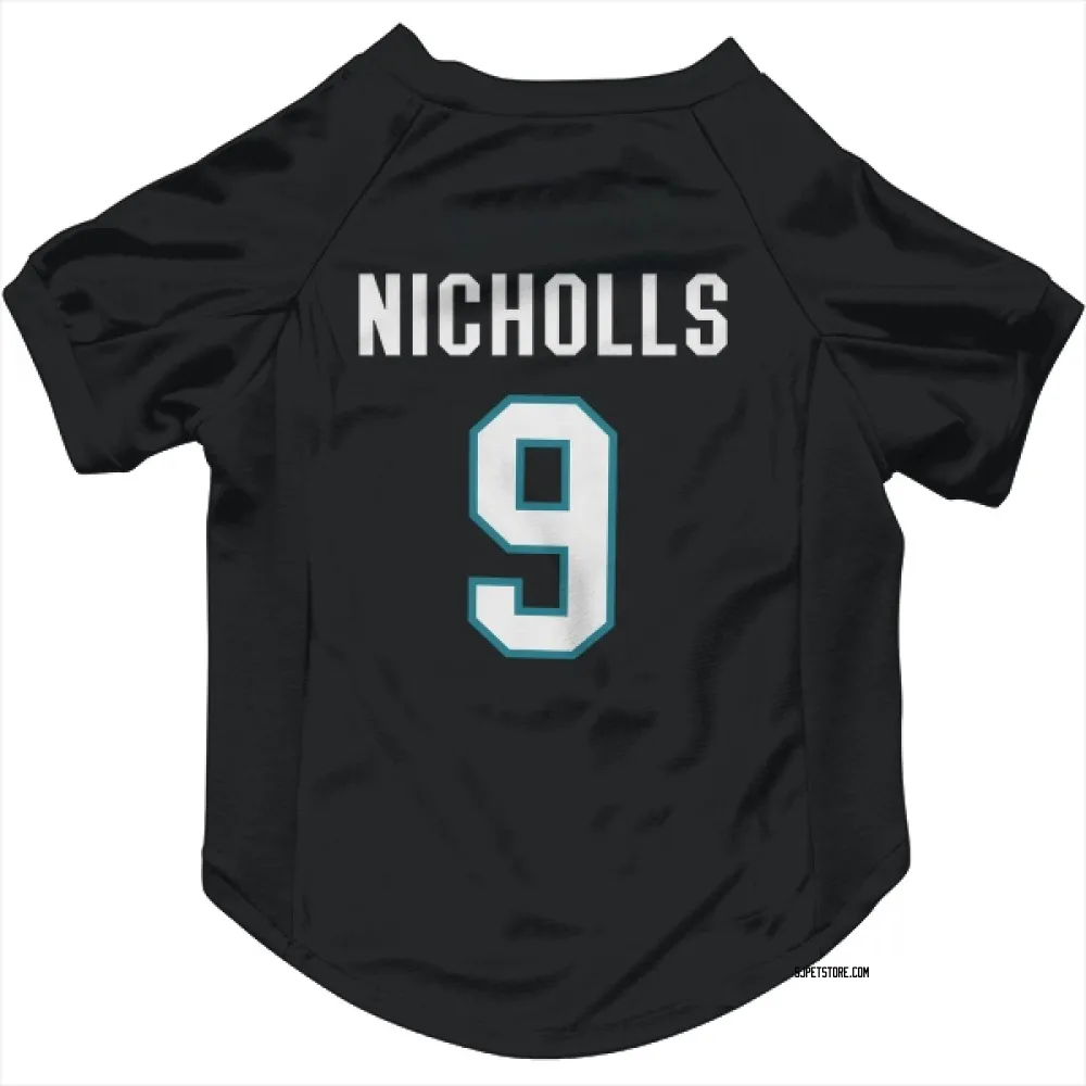 San Jose Sharks Bernie Nicholls Black Pet Jersey for Dog & Cat
