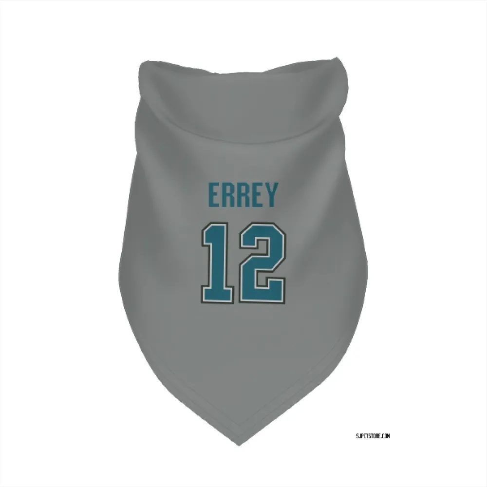 San Jose Sharks Bob Errey Gray Pet Bandana for Dog & Cat