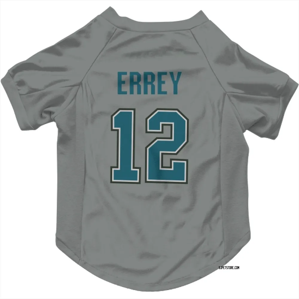 San Jose Sharks Bob Errey Gray Pet Jersey for Dog & Cat