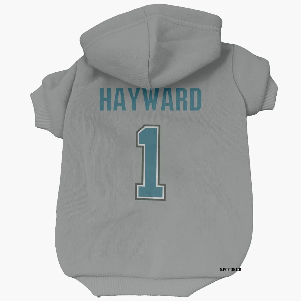 San Jose Sharks Brian Hayward Gray Pet Hoodie for Dog & Cat