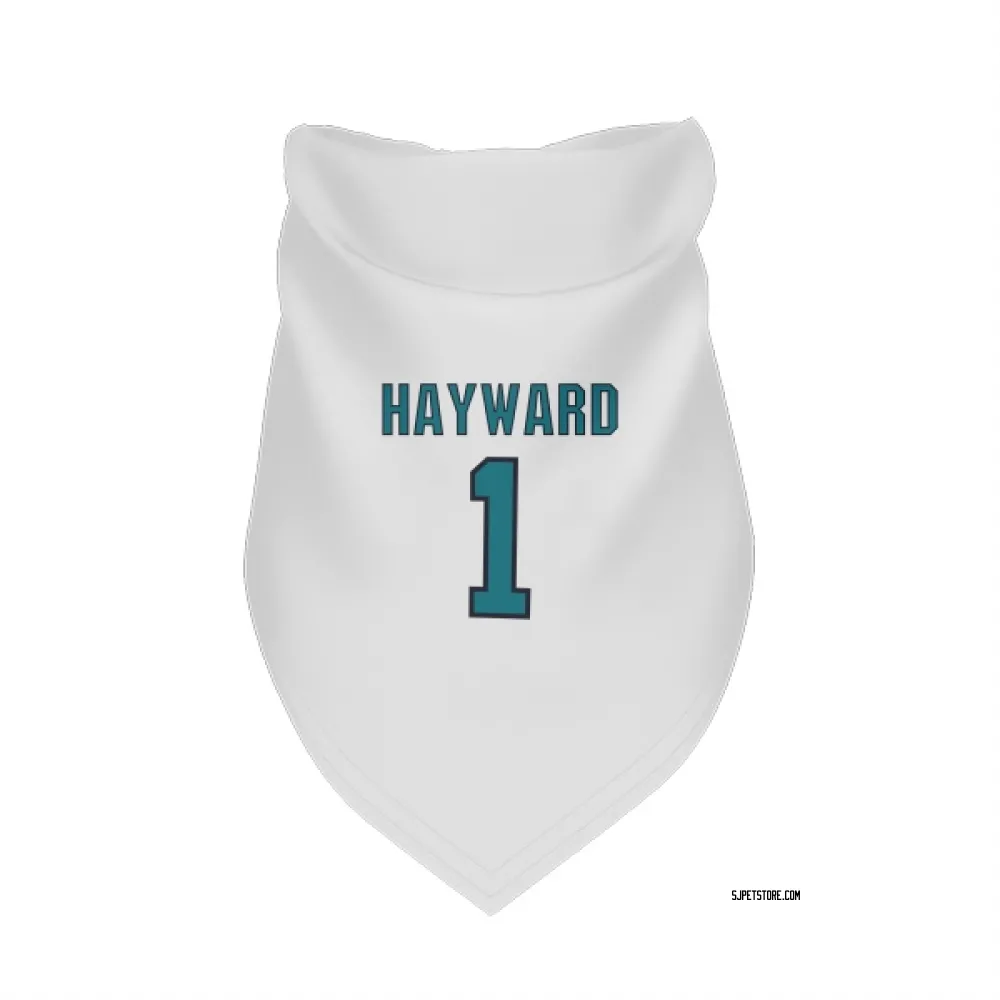San Jose Sharks Brian Hayward White Pet Bandana for Dog & Cat