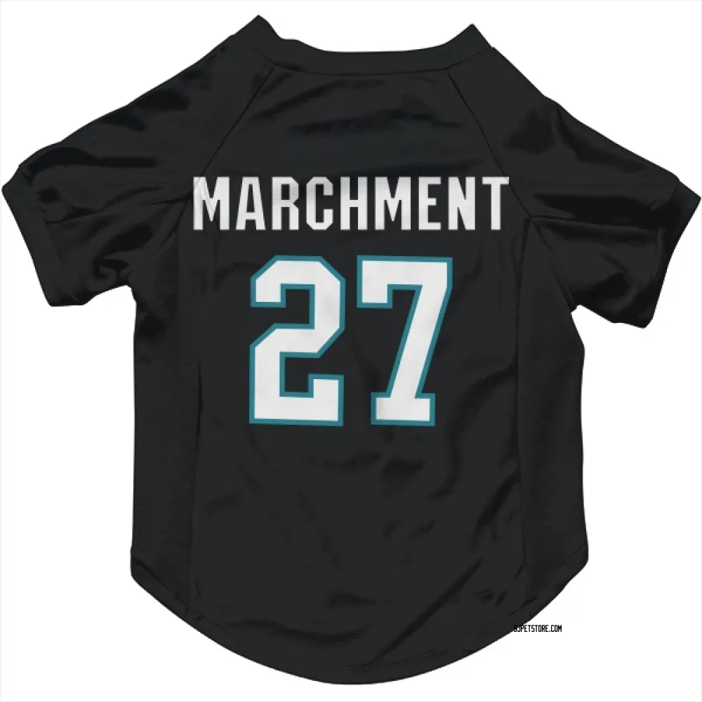 San Jose Sharks Bryan Marchment Black Pet Jersey for Dog & Cat
