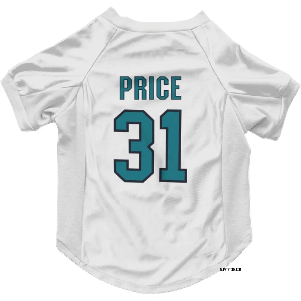 San Jose Sharks Carey Price White Pet Jersey for Dog & Cat