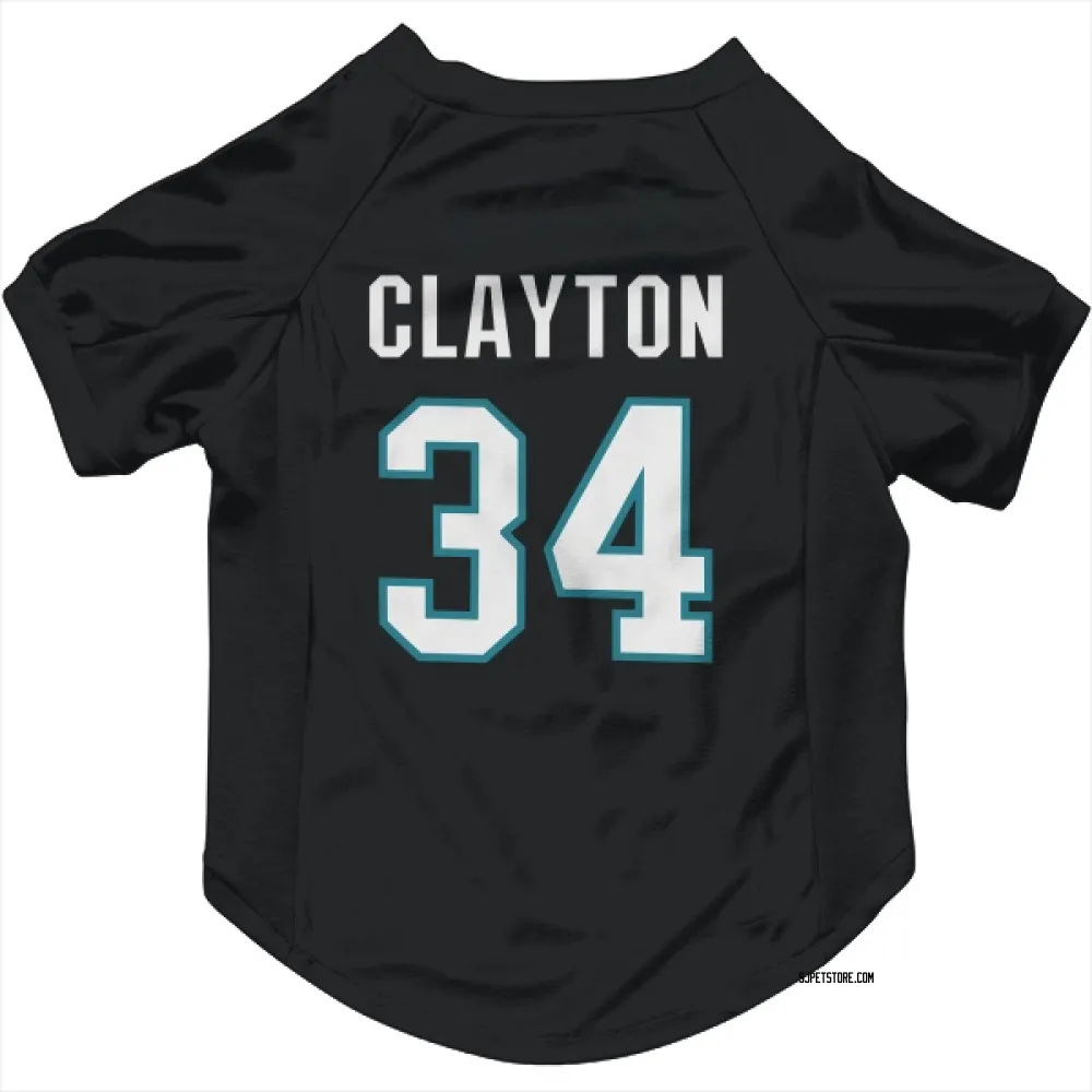 San Jose Sharks Cole Clayton Black Pet Jersey for Dog & Cat