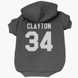 San Jose Sharks Cole Clayton Black White Pet Hoodie for Dog & Cat
