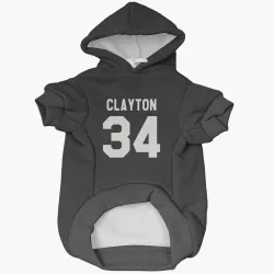 San Jose Sharks Cole Clayton Black White Pet Hoodie for Dog & Cat