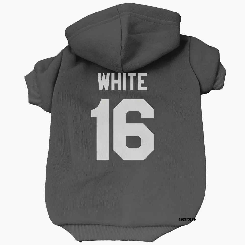 San Jose Sharks Colin White Black White Pet Hoodie for Dog & Cat