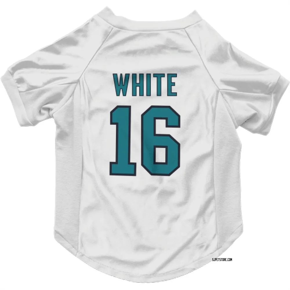 San Jose Sharks Colin White White Pet Jersey for Dog & Cat