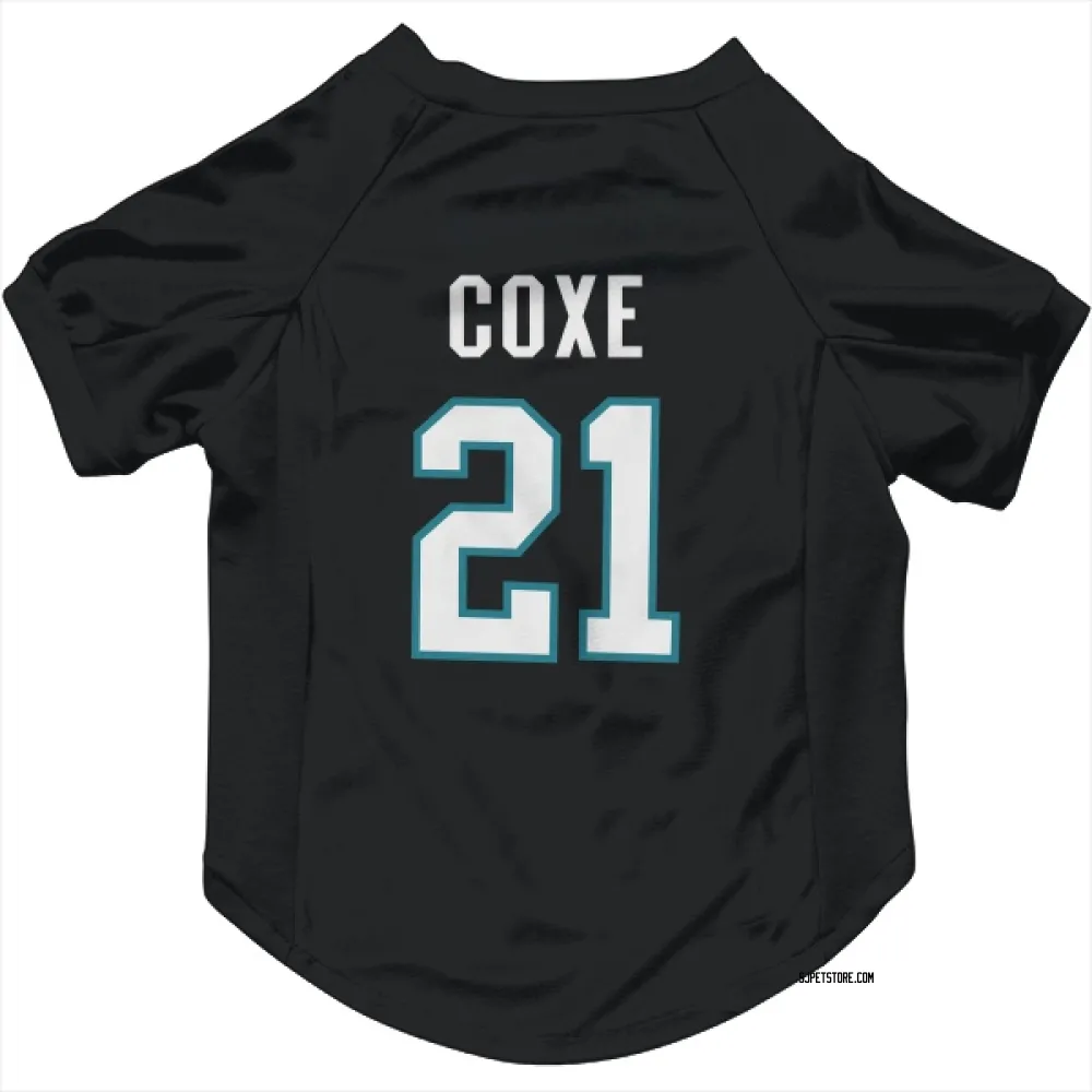 San Jose Sharks Craig Coxe Black Pet Jersey for Dog & Cat