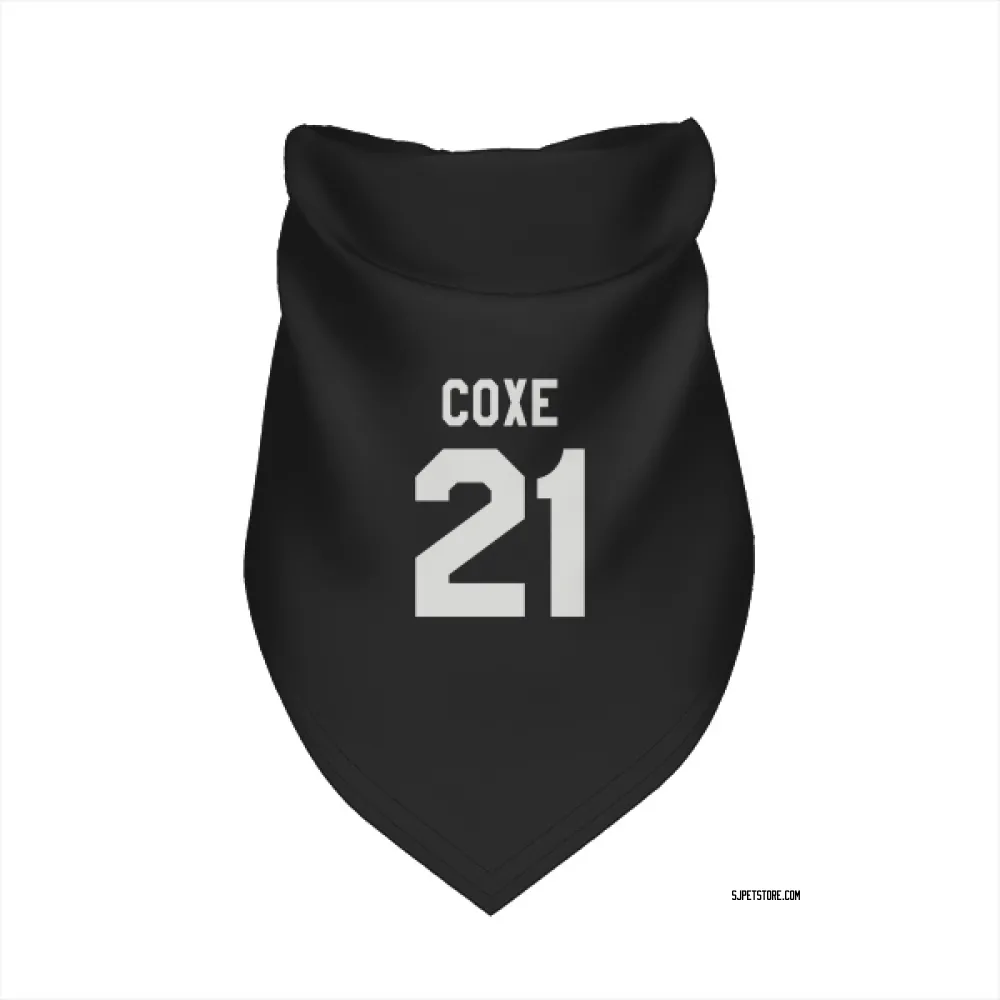 San Jose Sharks Craig Coxe Black White Pet Bandana for Dog & Cat