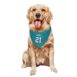 San Jose Sharks Craig Coxe Teal Pet Bandana for Dog & Cat