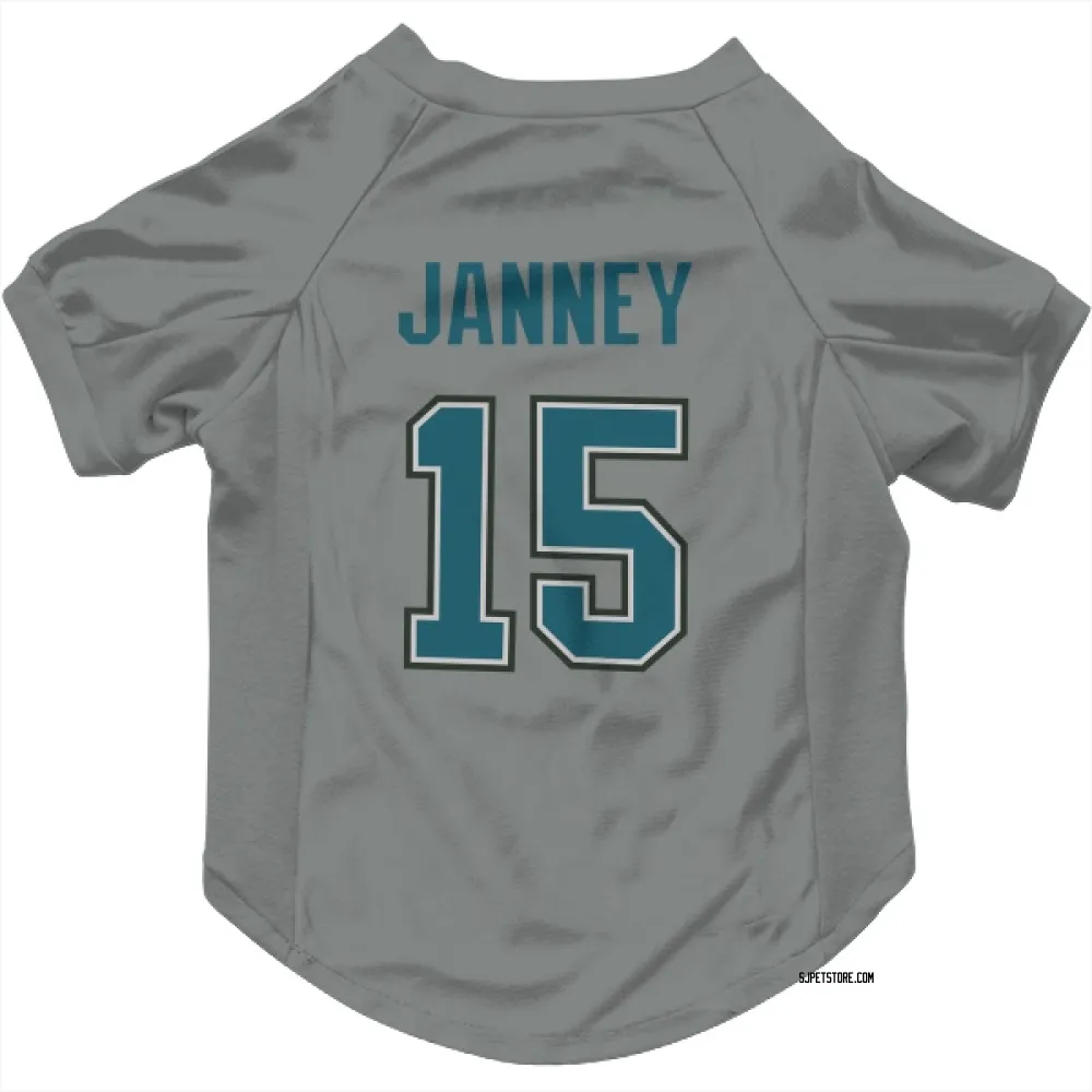 San Jose Sharks Craig Janney Gray Pet Jersey for Dog & Cat