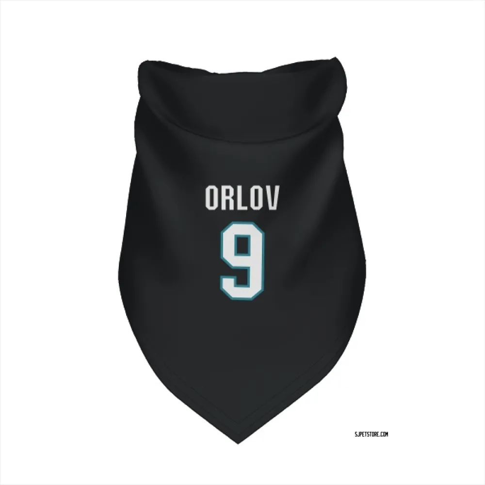 San Jose Sharks Dmitry Orlov Black Pet Bandana for Dog & Cat