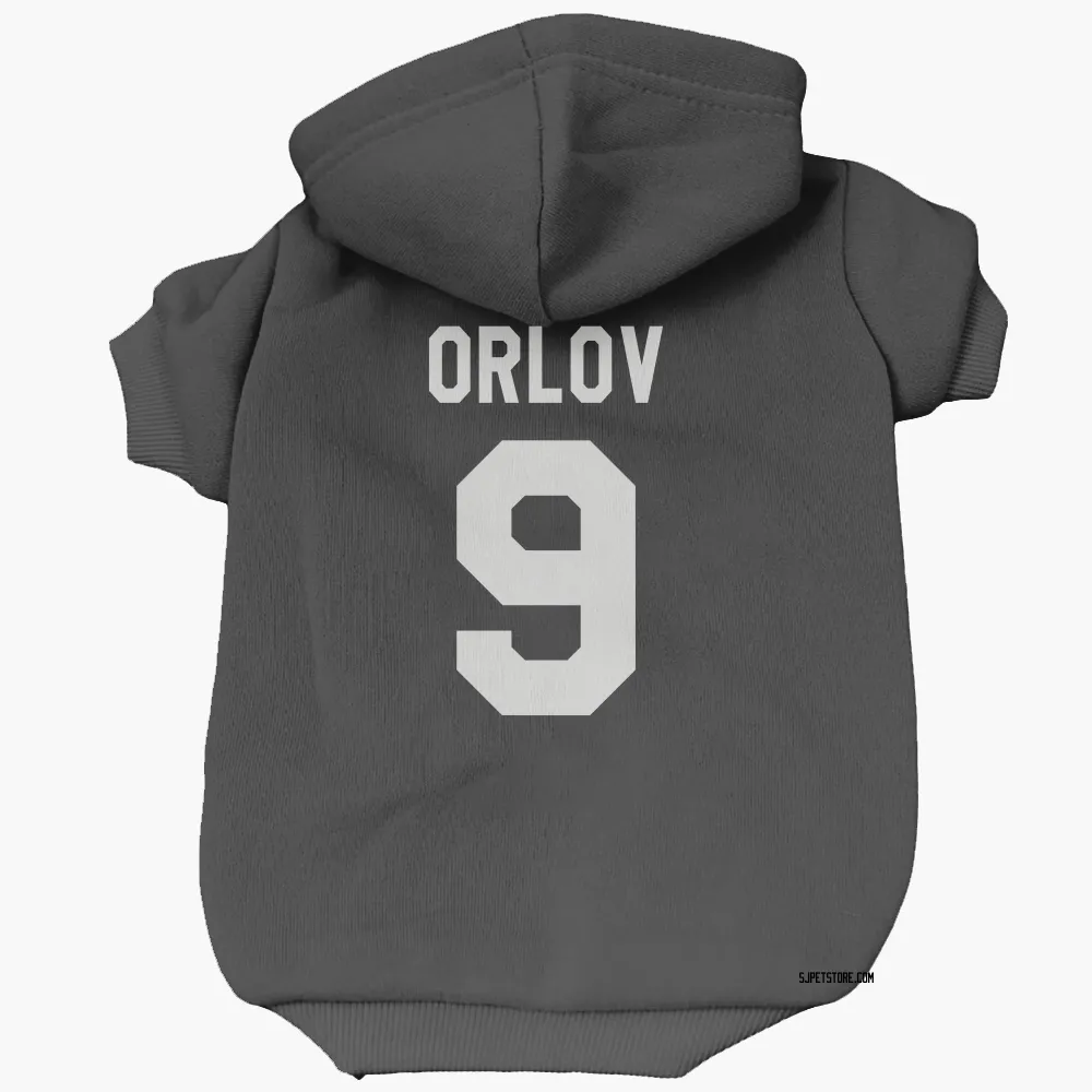 San Jose Sharks Dmitry Orlov Black White Pet Hoodie for Dog & Cat