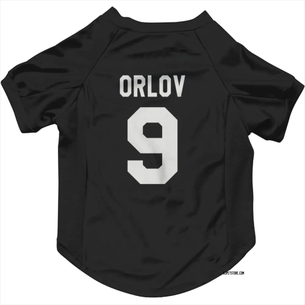 San Jose Sharks Dmitry Orlov Black White Pet Jersey for Dog & Cat