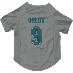 San Jose Sharks Dmitry Orlov Gray Pet Jersey for Dog & Cat