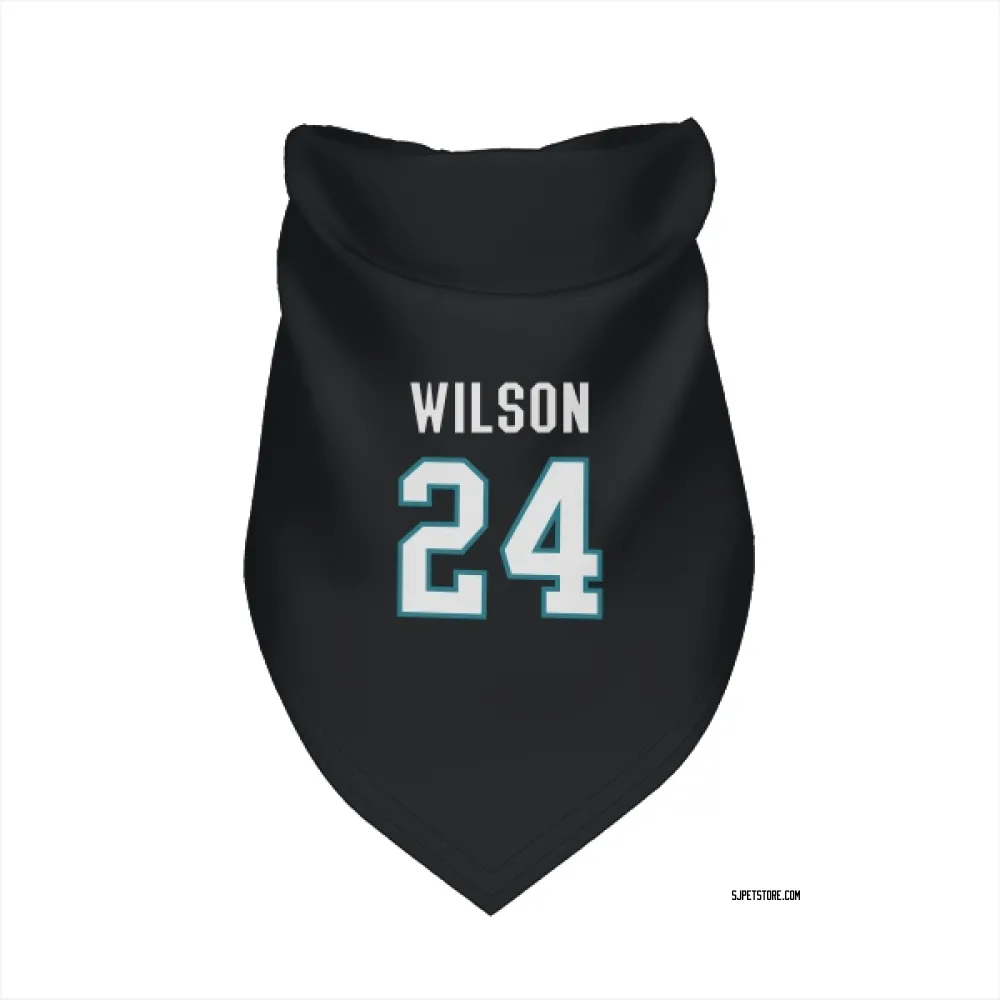 San Jose Sharks Doug Wilson Black Pet Bandana for Dog & Cat