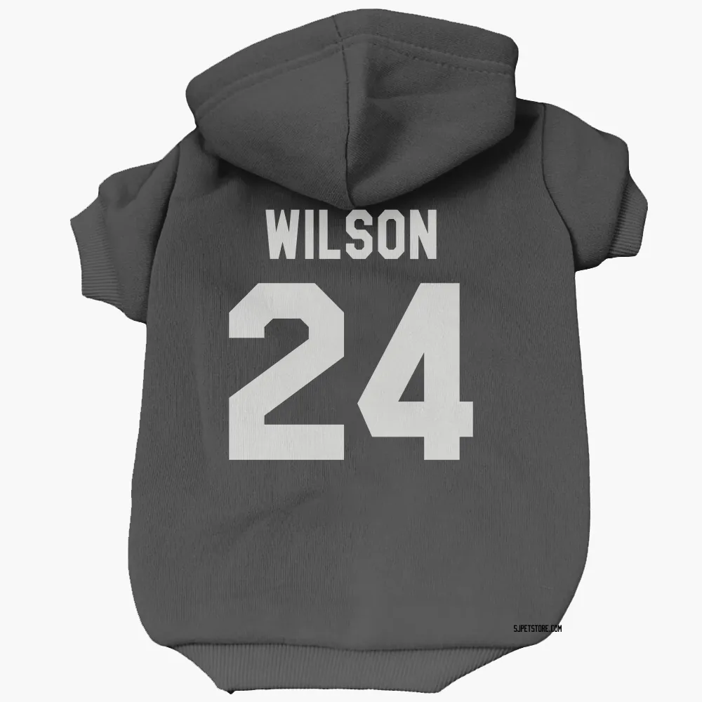San Jose Sharks Doug Wilson Black White Pet Hoodie for Dog & Cat