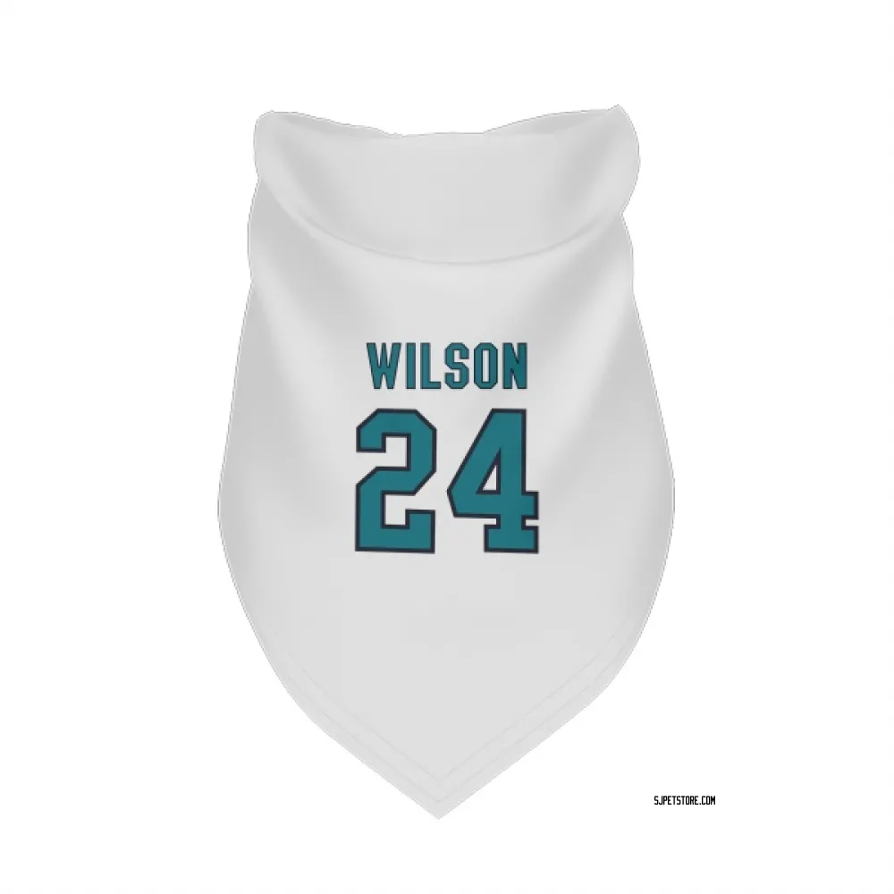 San Jose Sharks Doug Wilson White Pet Bandana for Dog & Cat