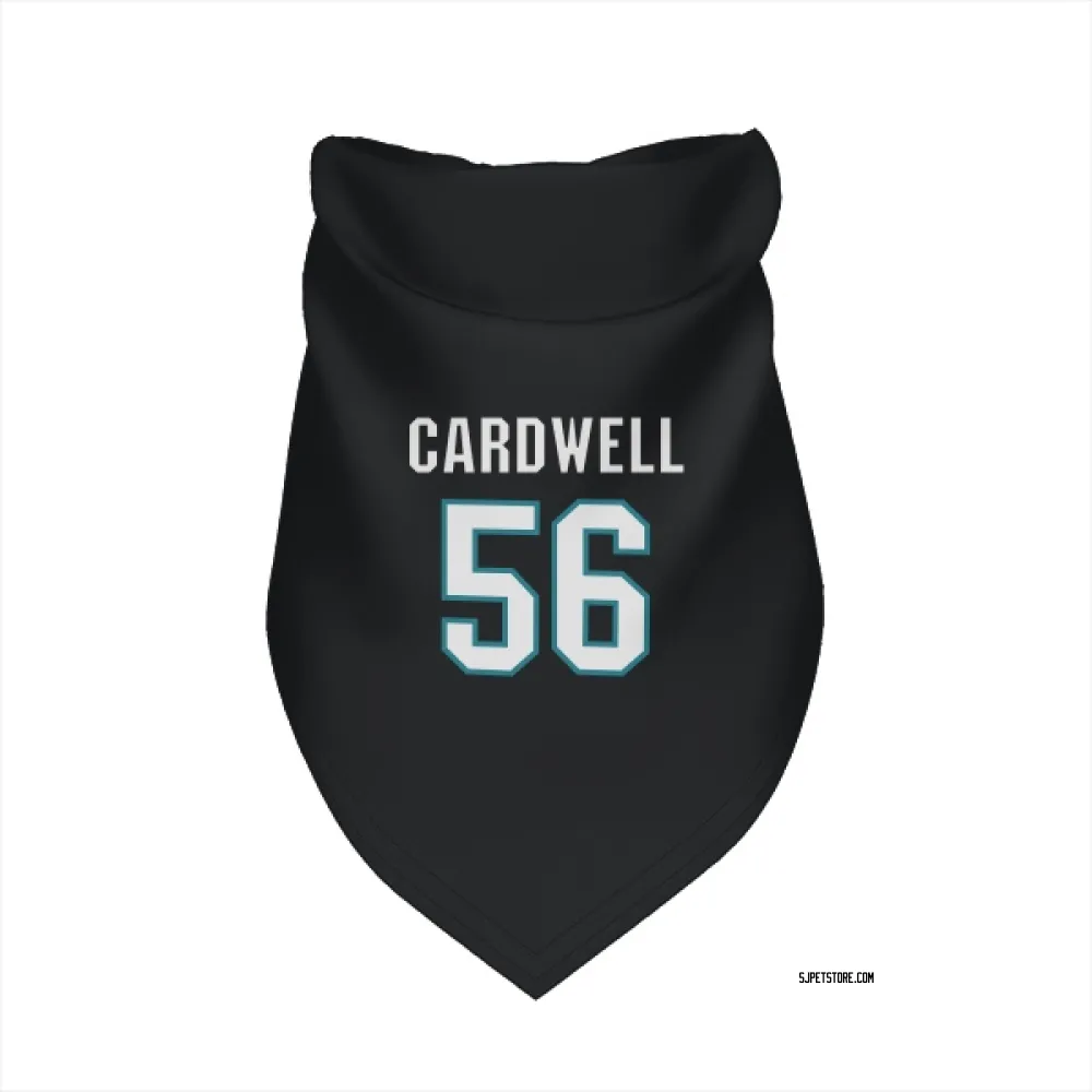 San Jose Sharks Ethan Cardwell Black Pet Bandana for Dog & Cat