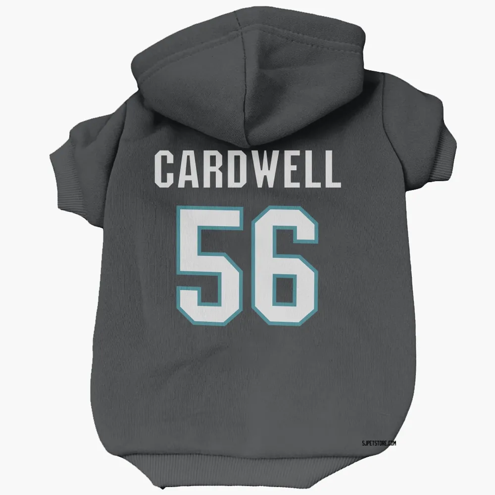 San Jose Sharks Ethan Cardwell Black Pet Hoodie for Dog & Cat