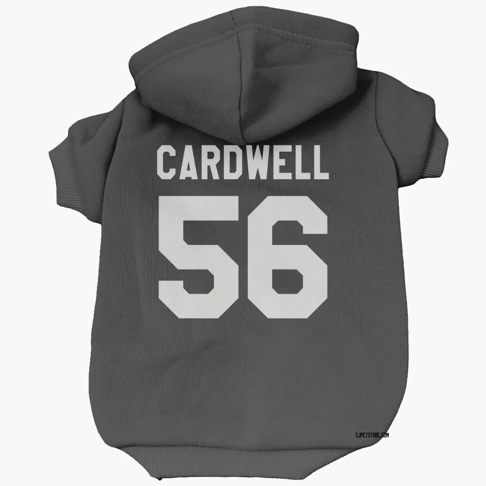 San Jose Sharks Ethan Cardwell Black White Pet Hoodie for Dog & Cat