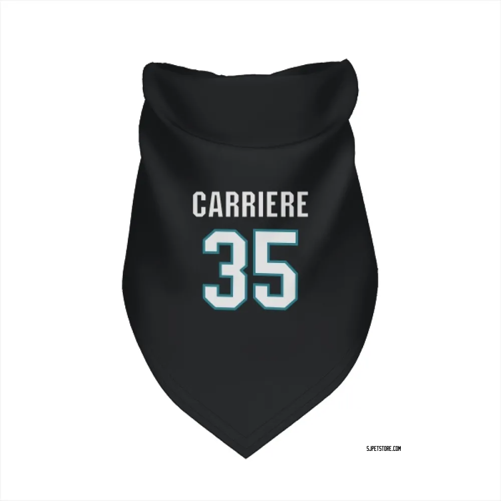 San Jose Sharks Gabriel Carriere Black Pet Bandana for Dog & Cat