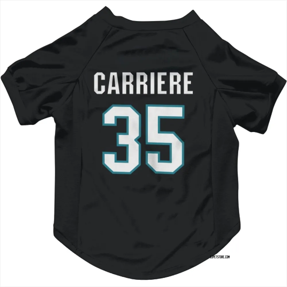 San Jose Sharks Gabriel Carriere Black Pet Jersey for Dog & Cat