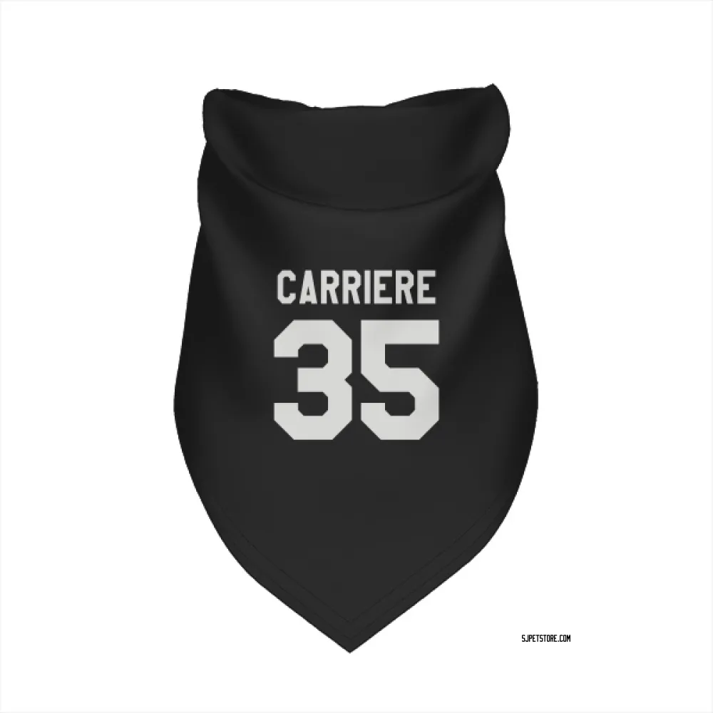 San Jose Sharks Gabriel Carriere Black White Pet Bandana for Dog & Cat