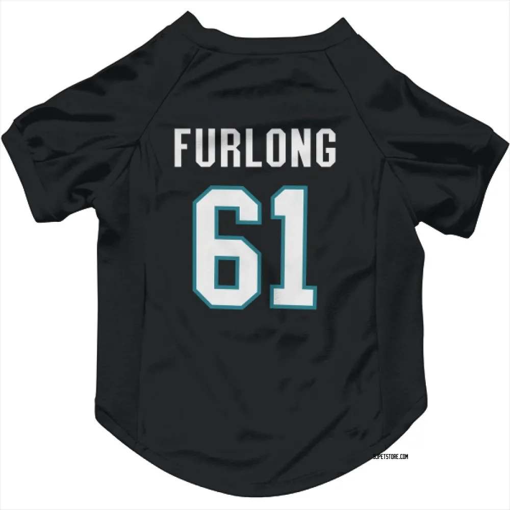 San Jose Sharks Jake Furlong Black Pet Jersey for Dog & Cat