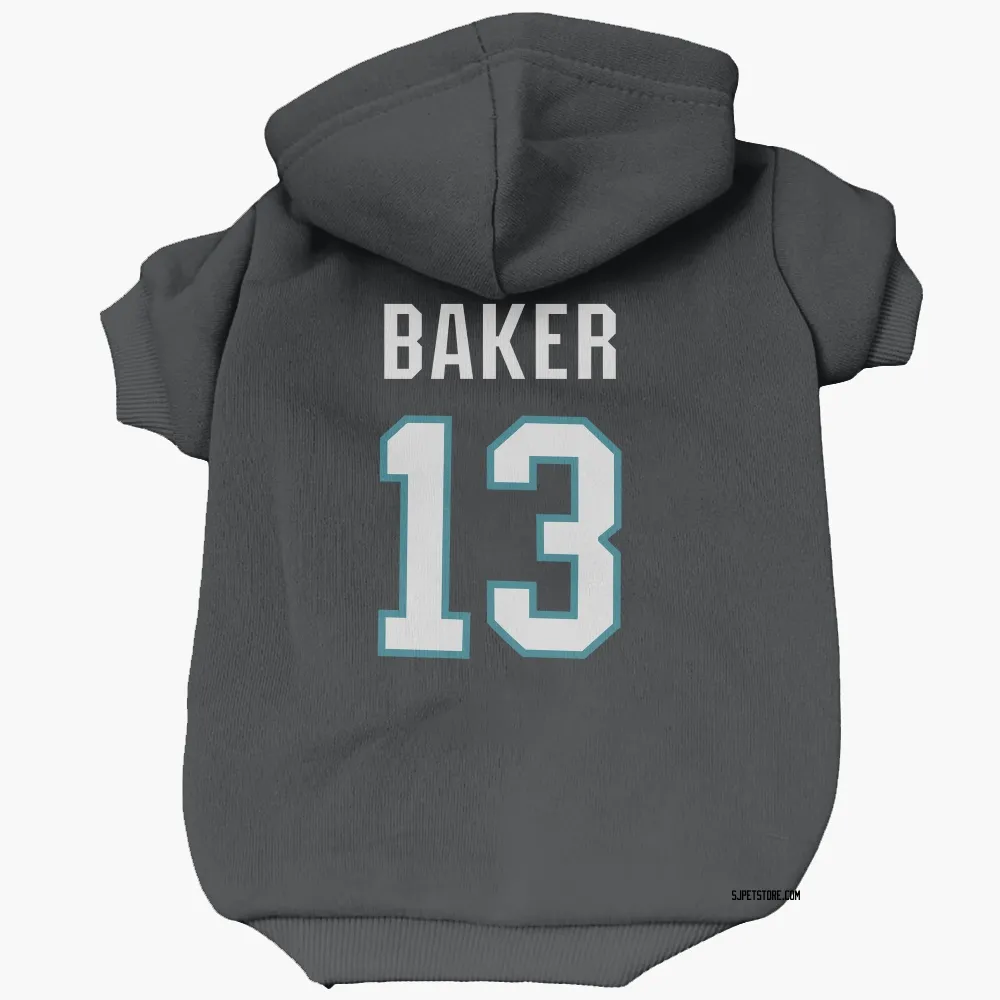 San Jose Sharks Jamie Baker Black Pet Hoodie for Dog & Cat
