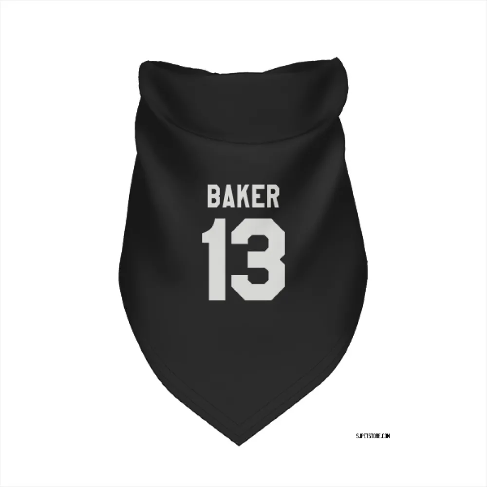 San Jose Sharks Jamie Baker Black White Pet Bandana for Dog & Cat
