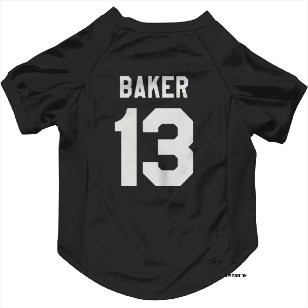 San Jose Sharks Jamie Baker Black White Pet Jersey for Dog & Cat