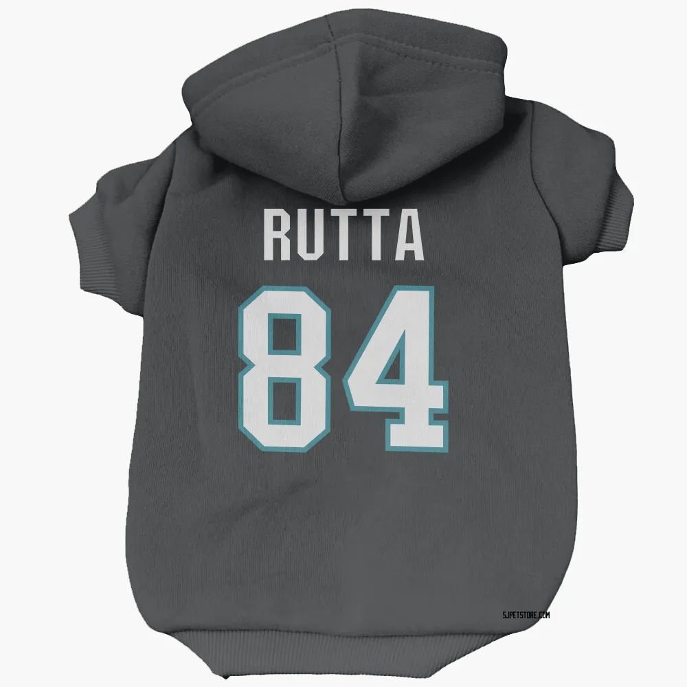 San Jose Sharks Jan Rutta Black Pet Hoodie for Dog & Cat