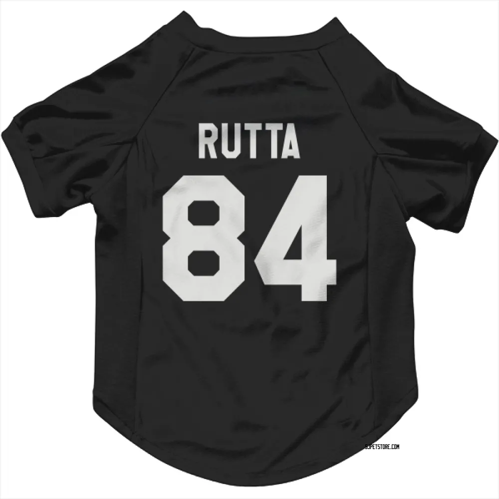 San Jose Sharks Jan Rutta Black White Pet Jersey for Dog & Cat
