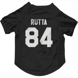 San Jose Sharks Jan Rutta Black White Pet Jersey for Dog & Cat