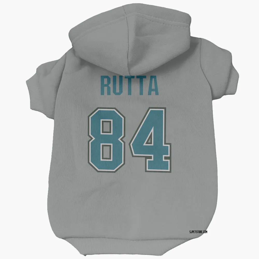 San Jose Sharks Jan Rutta Gray Pet Hoodie for Dog & Cat