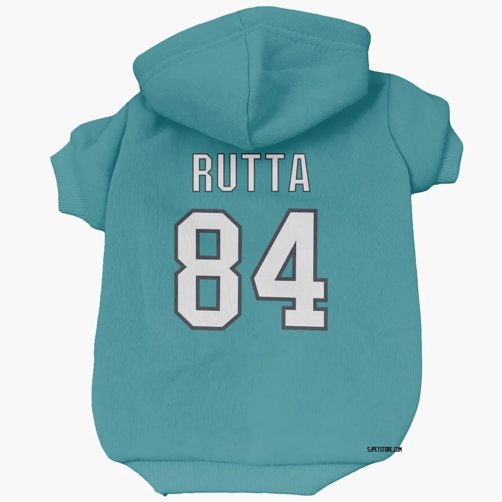 San Jose Sharks Jan Rutta Teal Pet Hoodie for Dog & Cat