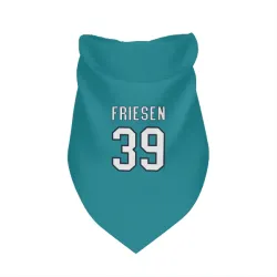 San Jose Sharks Jeff Friesen Teal Pet Bandana for Dog & Cat