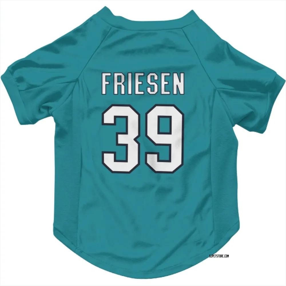San Jose Sharks Jeff Friesen Teal Pet Jersey for Dog & Cat
