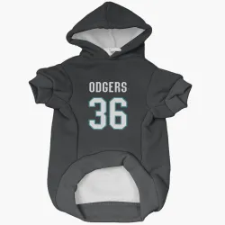 San Jose Sharks Jeff Odgers Black Pet Hoodie for Dog & Cat