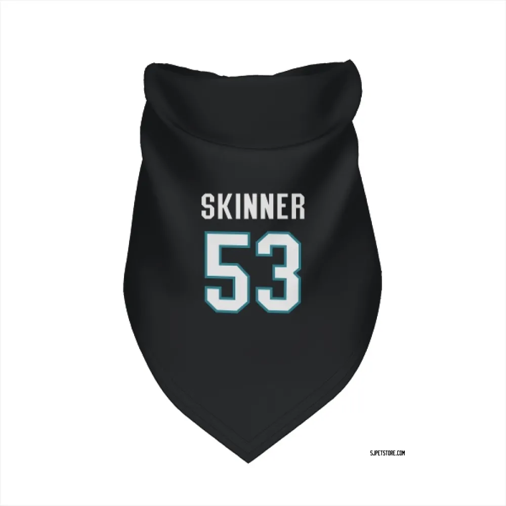 San Jose Sharks Jeff Skinner Black Pet Bandana for Dog & Cat