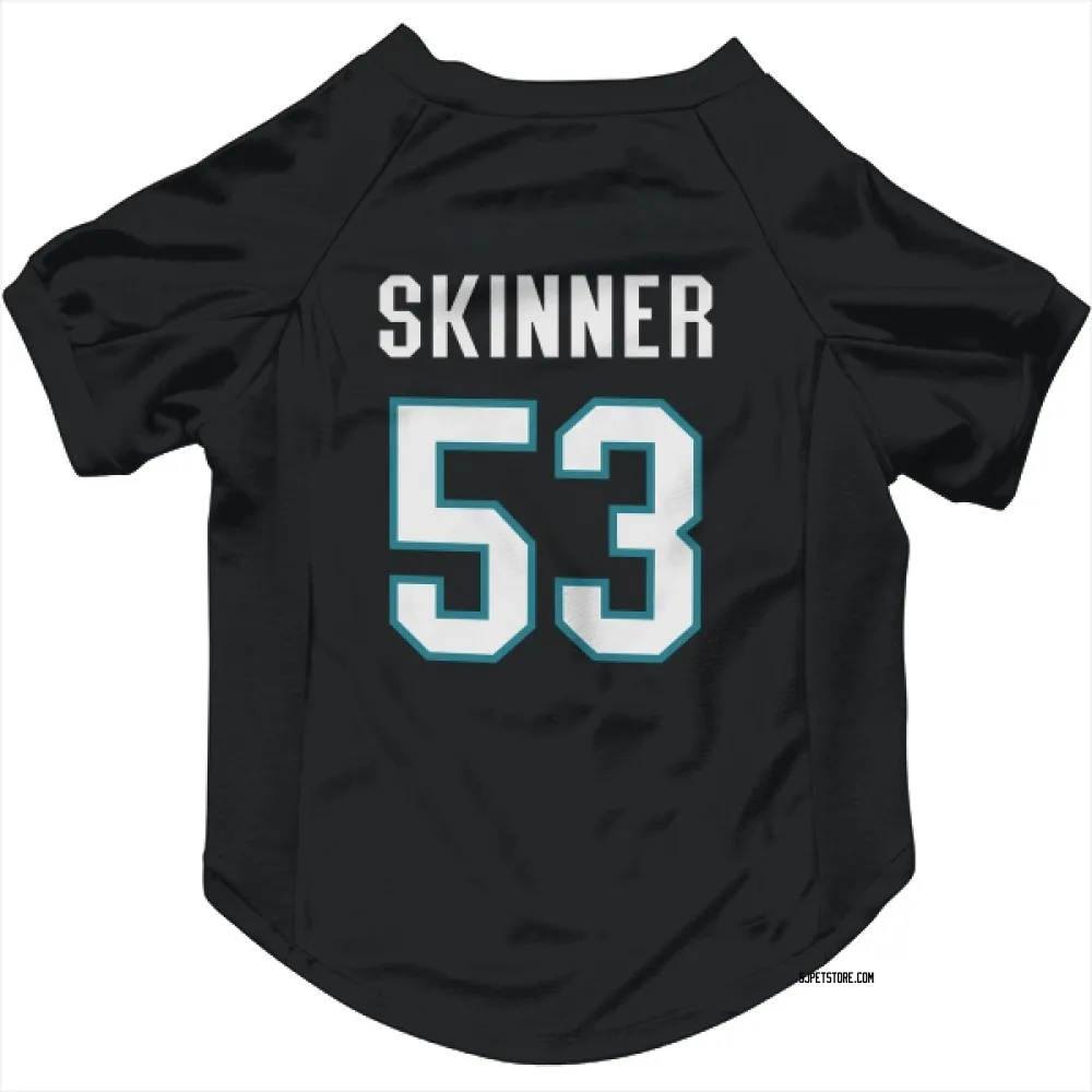 San Jose Sharks Jeff Skinner Black Pet Jersey for Dog & Cat