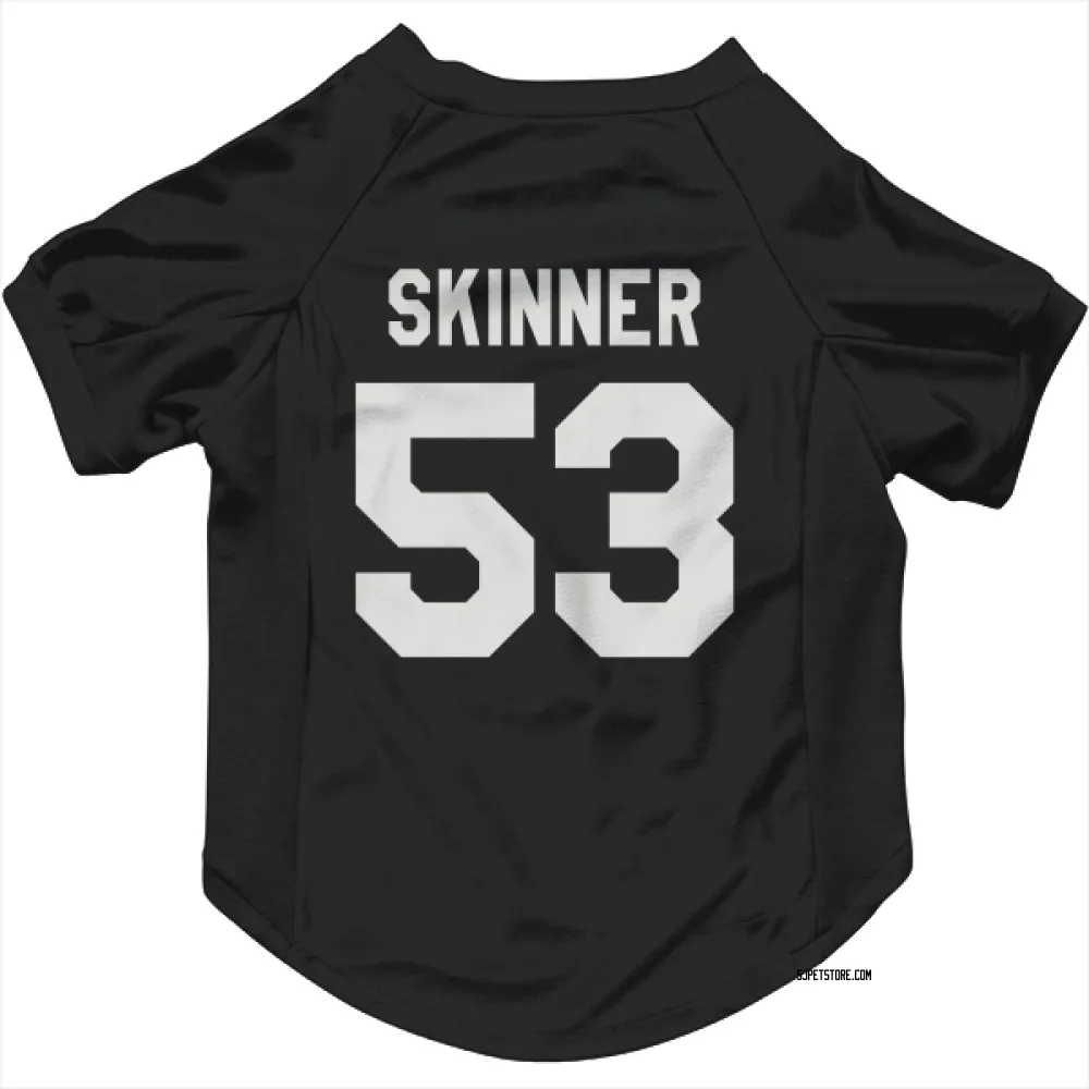 San Jose Sharks Jeff Skinner Black White Pet Jersey for Dog & Cat